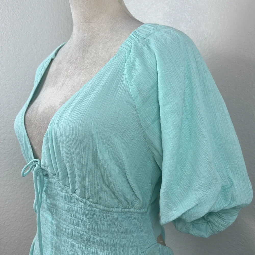 Free People Perfect Day Mini in Clear Skies Size Large NWT - Picture 12 of 15